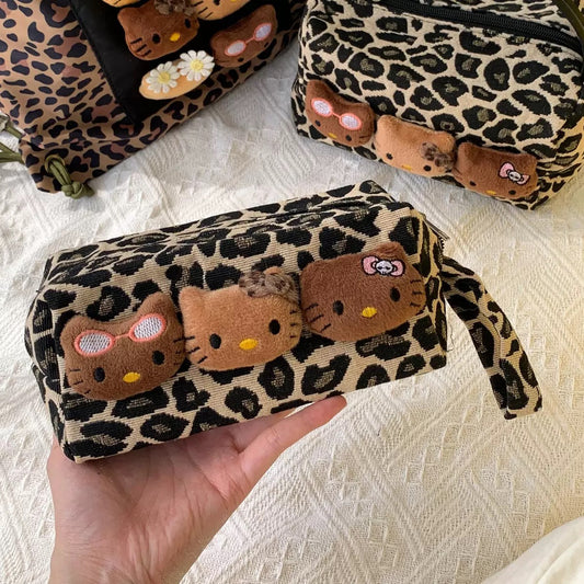 Kitty Travel Makeup Bag