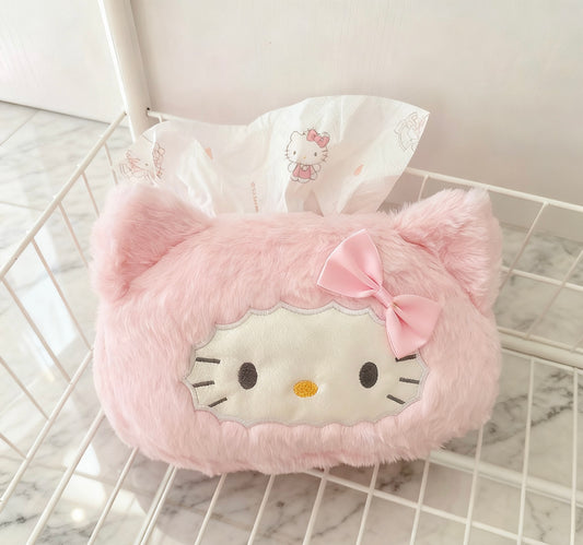 Kitty Fluffy Tissue Holder