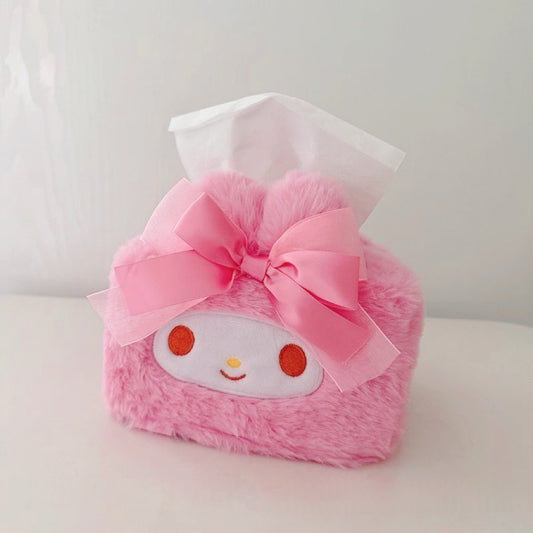 My Melody Fluffy Tissue Holder